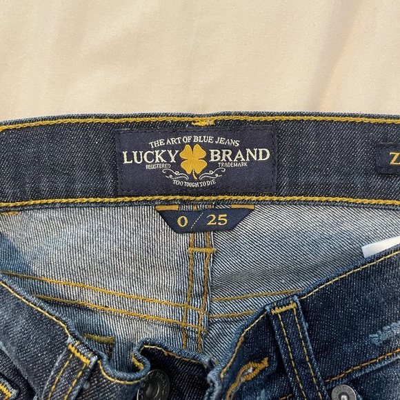 Lucky Brand Women's Straight Leg Jeans - Blue - Picture 3 of 6